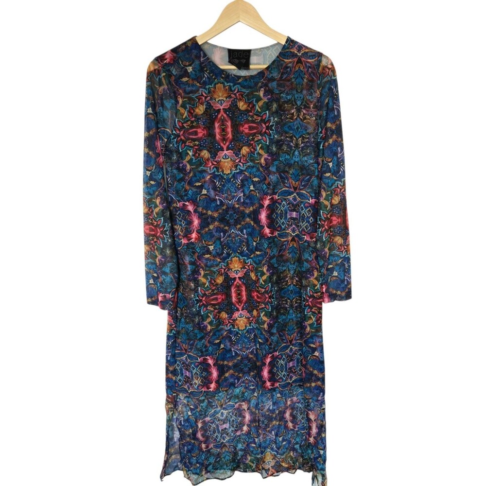Johnny Was Jade Tulus Midi Dress L